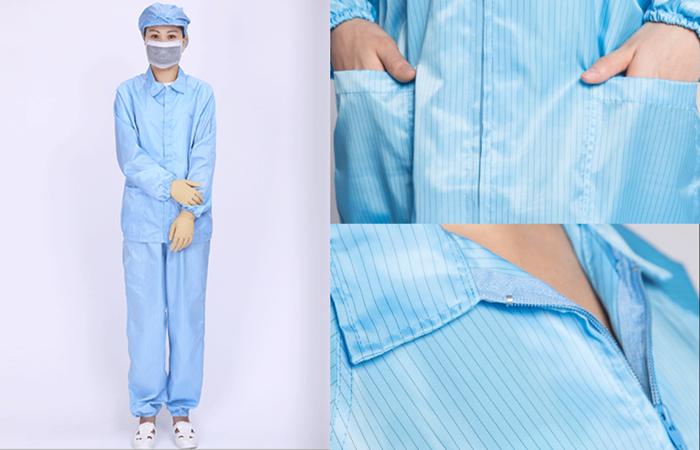 無(wú)塵服防靜電服面料切割