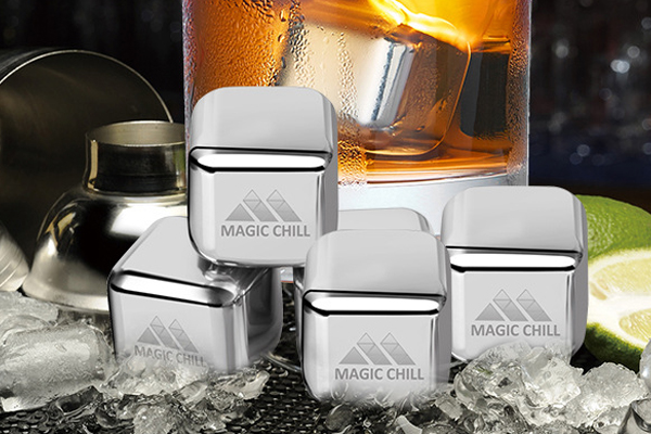 冰酒石冰鎮石不銹鋼冰塊激光打標工藝