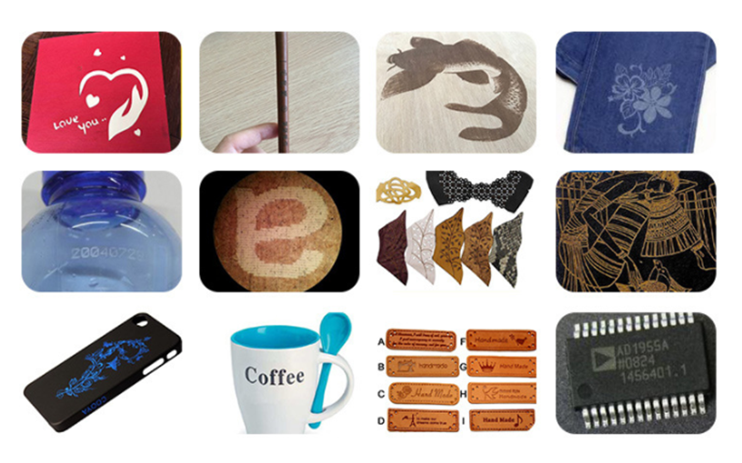 激光打標機激光雕刻機個各自的應用