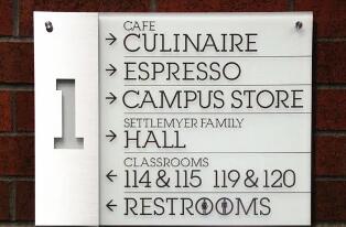 激光切割導向牌，再路癡也不會迷路啦