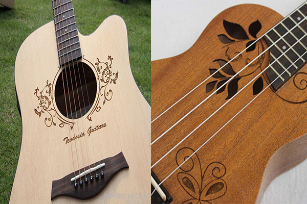 二氧化碳激光打標機，竹木樂器打標雕刻專用設備