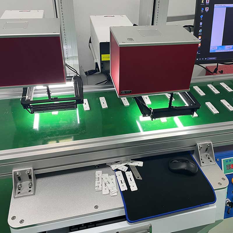 CCD視覺識別自動定位激光打標(biāo)機(jī)